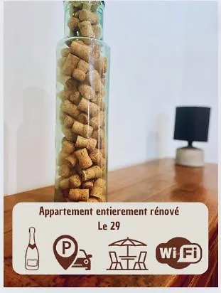 Apartment Le 29 - Au Coeur Du Vignoble Champenois *